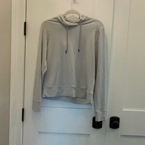 Rhoback Hooded Sweatshirt Size Small Gray